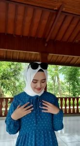 MIDI DRESS KEKINIAN KRINGKEL AIRPLOW URAGIRI TERBARU REAL PICT FIT TO XL