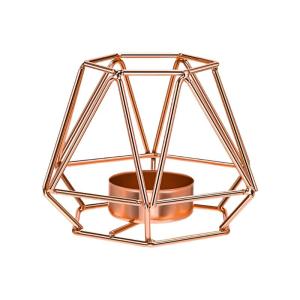 Metal Holder Contemporary Geometric Holder Cup Elegant Office Space Home Decoration