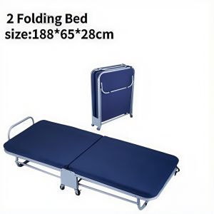 Foldable Bed Two Fold Single Folding Bed Free Installation Folding Bed Office Comfort Folding Bed