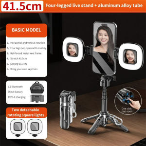 Gậy tự sướngcầm tay gimbal giá đỡ điện thoại 3 trong 1 chân máy ba chân cho vlog phát trực tiếp gậy tự chụp-152c4c8b