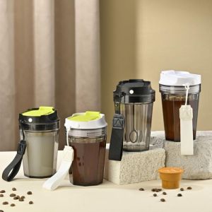 Electric Automatic Blending Coffee Cup Portable Brewing Shaker Cup for Office and Outdoor 350ML