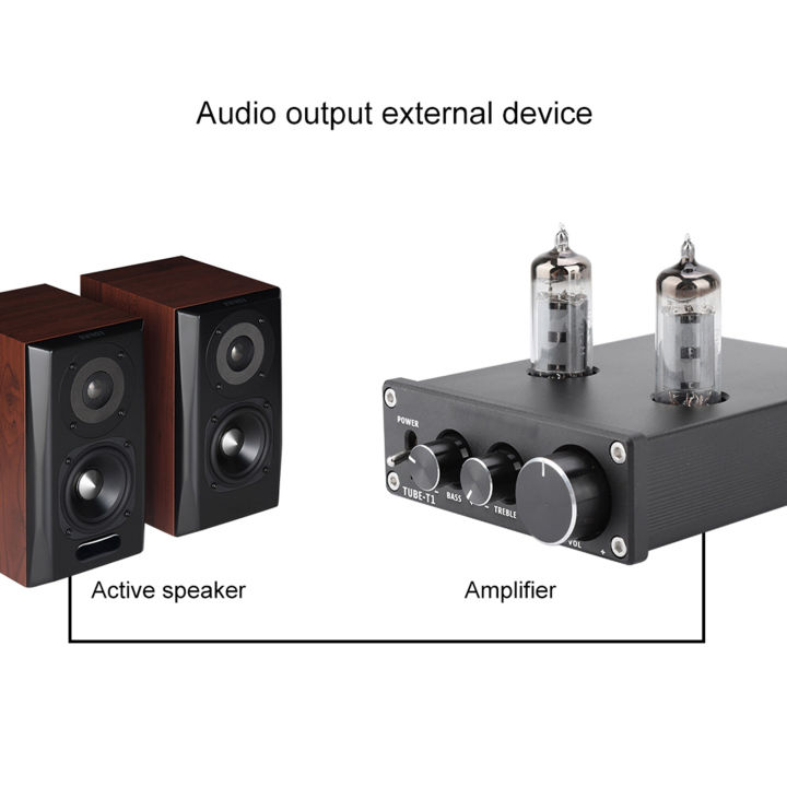 Audio Tube Amplifier HiFi Treble Bass Electron Valve Tube Preamplifier ...