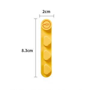 MMLUCK Cable Fixed Clip Wire Cable Holder Self-Adhesive Cord Management Flexible Cable Winder Simple No Punching Wire Organizer Holder Network Cable