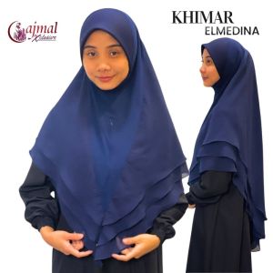 Elmedina Scuba Chiffon Khimar with Soft Awning and Lycra Comfort Fit