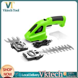 [Vktech]2 ใน 1 วัชพืชการตัดแต่งกิ่งเครื่องตัดหญ้าไฟฟ้า 36 V Garden Trimmers เครื่องมือตัดแต่งแบบพกพาแบบพกพาได้แบบชาร์จไฟได้สำหรับดอกไม้/สวน/การตัดแต่งกิ่ง