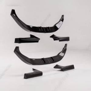 Kail Diffuser Deflector Front Splitter Bumper Lip For BMW 2 Series F22 F23 2014-2021 M Sport Version Air Dam Protector 5Y6Z3