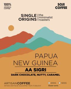 SOJI.COFFEE [PAPUA NEW GUINEA AA SIGRI] Single Origin MicroRoast - Fresh Roast To Order Artisan Crafted