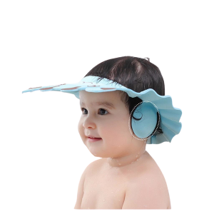 Mũ gội đầu chắn nước bảo vệ mắt cho bé 0 - 6 tuổi Có 4 mức điều chỉnh vòng đầu Chất liệu TPE không mùi