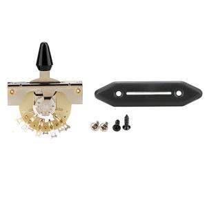 Guitar Pickup Selector Switch with Switch Plate 5 Way Electric Guitar Pickups Selector Switches Guitar Toggle Switch
