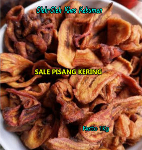 Sale Pisang Kering Oleh-Oleh Jajanan / Cemilan Khas Kebumen Kemasan 1kg