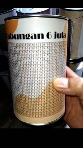 Celengan Viral TikTok 6 Juta 5 K Coklat & Target Nabung