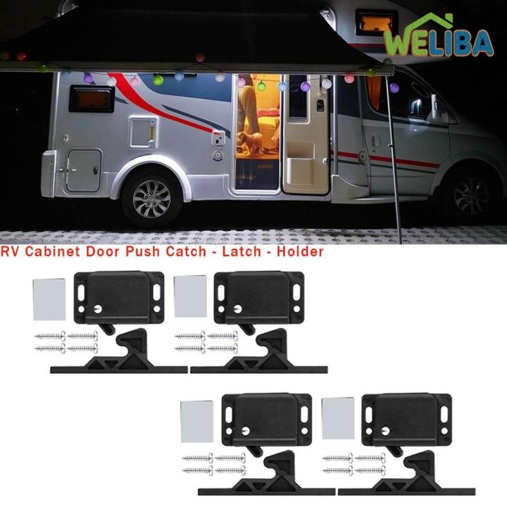 Compact Size ABS Lock Set Cabinet Door Locks Push-Open Design Reliable ...