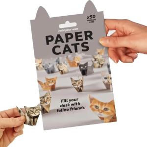 ECILY 1/2/3pcs 50 Sheets DIY Origami Paper Kit Pre-printed Folding Lines Cute Animal Cat Dog Craft Set For Kids Adults Desktop Decoration Stress Relief Toy Gift
