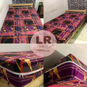 FOAM COVER WITH LONG ZIPPER AFFORDABLE - SEMICOTTON (RANDOM DESIGN/COLOR) (HINDI KUMUKUPAS)