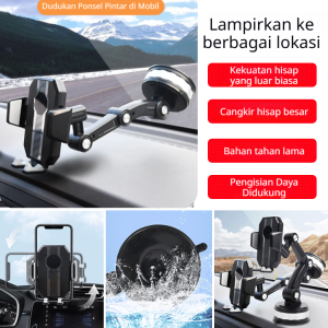 Listed Car Phone Holder Large Suction Cup Car Universal Cell Phone Holder Center Console Holder