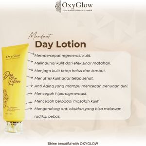 Oxyglow Body Whitening Lotion (Handbody Siang) - UV Protection, Active Whitening, Vitamin E
