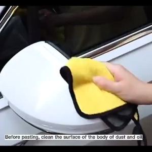Car Door Handle Protector Anti-Scratch Rubber Sticker Shockproof Cute Pattern Auto Accessory