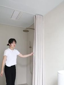 Beautiful Flowers 3D Printed Shower Curtains Waterproof Polyester Bathroom Fabric Curtain Hooks Digital Printing Floral Design