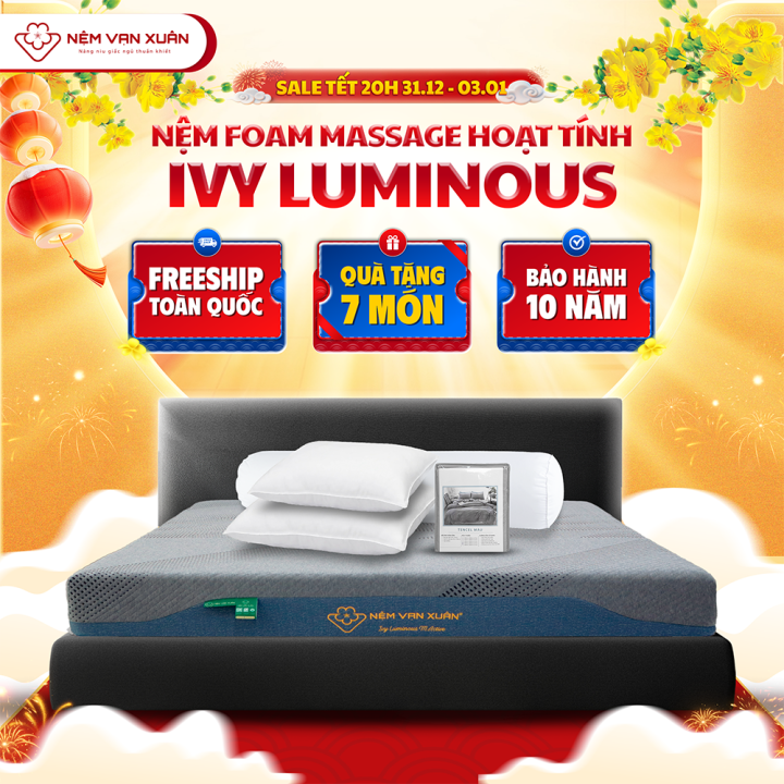 [MEGA TẾT 15.01-10.02 - MUA 1 TẶNG 7] Nệm Foam Massage Hoạt Tính Vạn ...