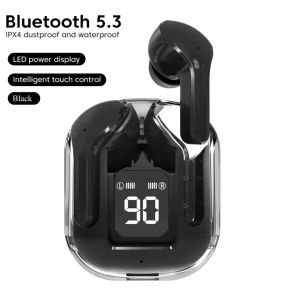 Tai nghe mini không dây T2 Màn hình kỹ thuật số LED Power Tai nghe âm thanh nổi Bluetooth 5.3 tương thích Bluetooth 5.3 cho iPhone Xiaomi Lenovo