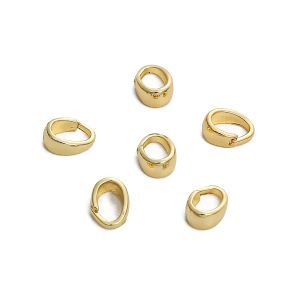 10pcs 14K Gold Plated Brass Copper Melon Buckle Clasp For DIY Bracelet Necklace Jewelry Making