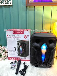 RX SERIES 8 PORTABLE HIFI PROTABLE PARTY SPEAKER RX-8135A 1200W