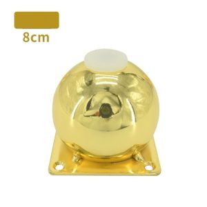 8cm 10cm Kaki Furnitur Bentuk Bola / Kaki Sofa Gold Ball Bulat / Premium Metal Sofa Leg