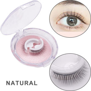 【Hot Sale】Eelhoe False Eyelashes With Glue Set Natural Human Hair Natural Look Set Reusable Self Adhesive False Eyelashes Professional No Stimulation Comfortable Reusable Cosmetics Natural Long Thick Lightweight Glue-free Waterproof 3D Fake Eyelashes
