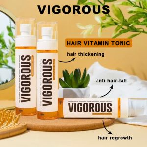 Vigorous Hair Tonic By Bellakhan 150ml – Fuller Looking Hair Cooling Menthol Finish Morning & Night