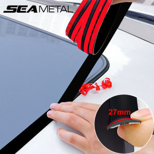 1 Roll 2m/4m/8m T-shaped Car Sealing Strip Rubber Auto Roof Window Sealant for Front Rear Windshield Sunroof