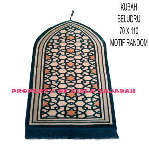SAJADAH DEWASA TERBARU/KUBAH/QUBAH BELUDRU TERBARU/UKURAN BESAR 70X110