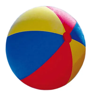 130cm/150cm Giant Inflatable Beach Ball Large Three-color Thickened Pvc Water Volleyball