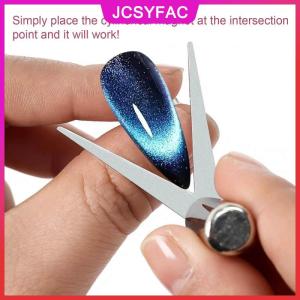 JCSYFAC 1Pcs V Hình Pháp-Phong Cách Mèo Mắt Nam Châm Chuyên Nghiệp Nail Salon Từ Công Cụ Nguồn Cung Cấp Salon-Chất Lượng Pháp Tip Thiết Kế Kit