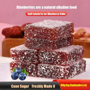【FAMMY FAEY】Handmade Blueberry Cake Individually Packaged Fruit Cake Snack蓝莓糕