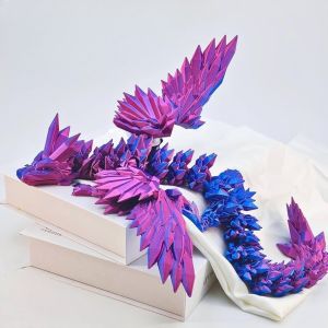 Mô Hình Rồng 3D Linh Hoạt – Đồ Chơi Giải Trí Trang Trí Bàn Học Quà Tặng Cho Bé Và Gia Đình