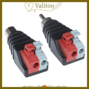 [Valitoo] Speaker Wire A V Cable to Audio Male Famale RCA Connector Press Plug Terminal
