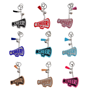 Stylish Cheerleader Keychain Zinc Alloy Durablity Keyring Secure Lock Lightweight Design For Daily Use