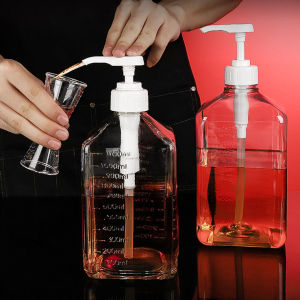 Bình Bơm Siro Nước Đường Thuỷ Tinh 1100ml (Đã bao gồm Vòi 10ml)