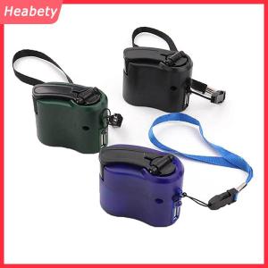 Heabety Khẩn cấp ngoài trời Hand Crank Power Dynamo sạc khẩn cấp 5.5V sạc du lịch ngoài trời Survival phụ kiện