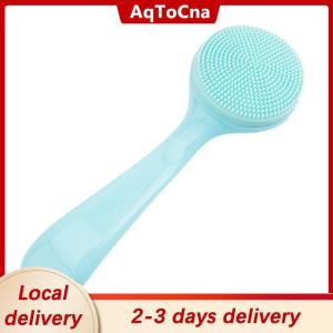 [COD] AqToCna Ship within 24 hours Silicone Facial Cleanser Brush Soft Face Massage Washing Brush Blackhead Remover