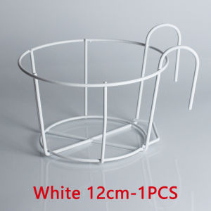 Byshow Metal Plant Hanger Gardening Pots Balcony Wrought Iron Flower Pot Rack Wall Hanging Planter Box Stand Flower Pot Holder Pot With Shelf/Hanging Flowers / Rak Pasu Bunga Besi Gantung Dinding Outdoor Garden Penyangkut Bunga