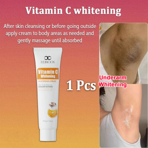 Vitamin C Whitening cream armpit whitening cream private part whitening 50g lightens melanin effectively whitens the skin Natural Skin Whitening Cream for Underarms Permanent whitening
