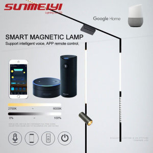 Smart Recessed Magnetic Track Lights design led Lamp Magnetic Rail Ceiling System Indoor [Smart LED]