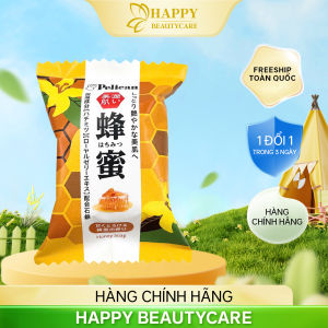 Xà Phòng Tắm Dưỡng Âm Căng Mịn Mật Ong Pelican Family Soap Honey  80g
