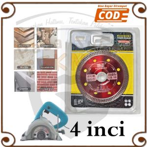 SHUNYA Diamond Wheel Cutting Mata Potong Keramik Granit Granite Marble Cutter 1.2mm / 4 inci