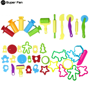 DIY Slime Play Dough Tools Accessories Plasticine Mold Modeling Clay Kit Slime Plastic Set Cutters Moulds Toy for Kids