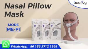 Resoxy Cpap Nasal Pillows exchange Resmed Airfit P10 Sleep Apnea Nose For Cpap&Bipap With S/M/L 3 Sizes Silicone