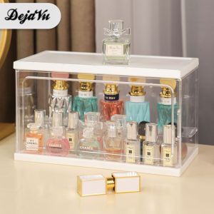 COD Dejavu Rak Parfum Acrylic & Tempat Kotak Kosmetik Penyimpanan Skincare Kutek Storage Organizer HRM318