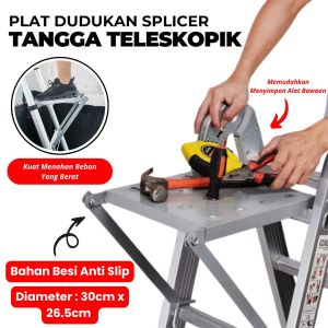 Meja Tatakan Alat Splecing Untuk Tangga Lipat Besi Kuat Dan Stabil Anti Selip