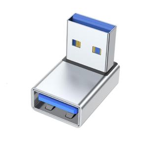 USB 3.0 Male to Female Adapter Connector USB 3.0 Header 90 Degree Up Right Angle Notebook Laptop PC Port Connector